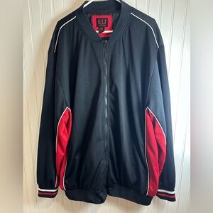Black and Red Bomber Jacket